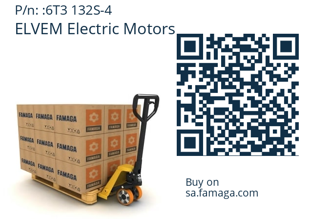   ELVEM Electric Motors 6T3 132S-4